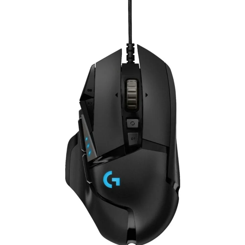 Logitech - G502 HERO Wired Optical Gaming Mouse with RGB Lighting - Black - Picture 1 of 8